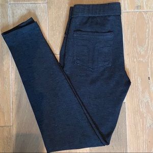 Trina Turk Gray Pants Tweed Stretch 4 Leggings